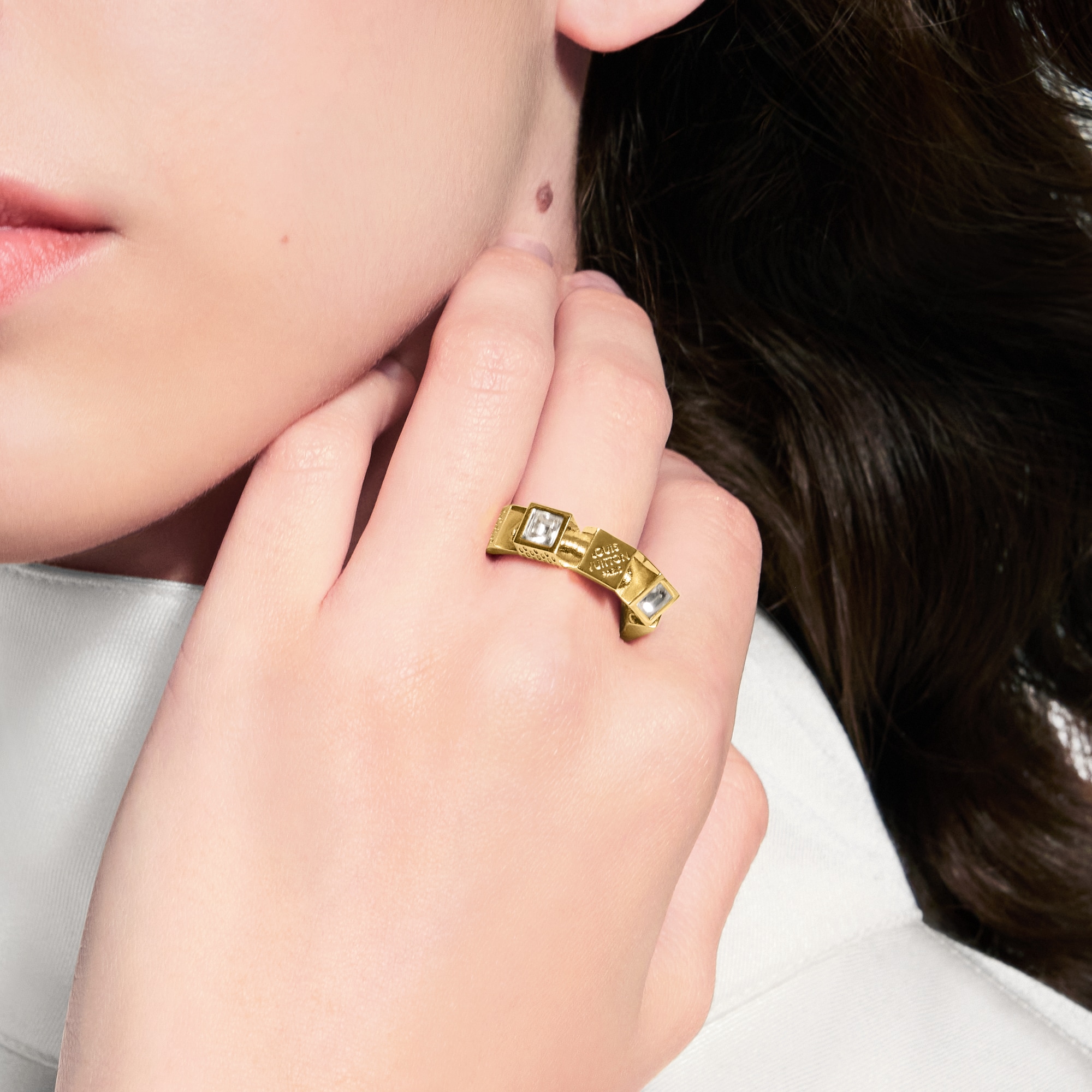 LV Cube Ring S00 - Women - Fashion Jewelry | LOUIS VUITTON ®